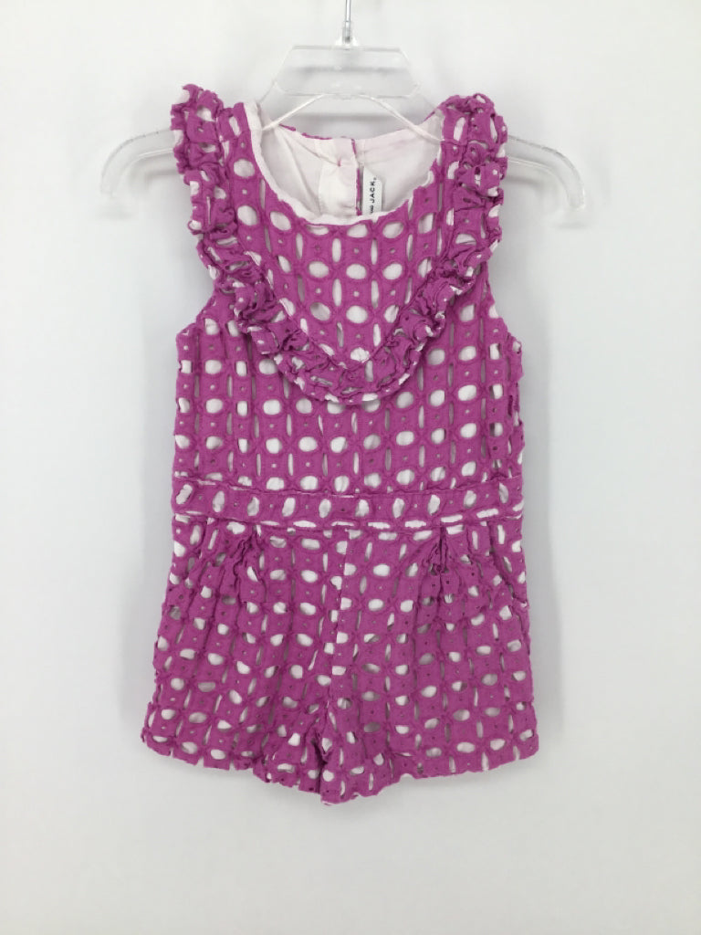 Janie and Jack Child Size 4 Pink Outfit - girls
