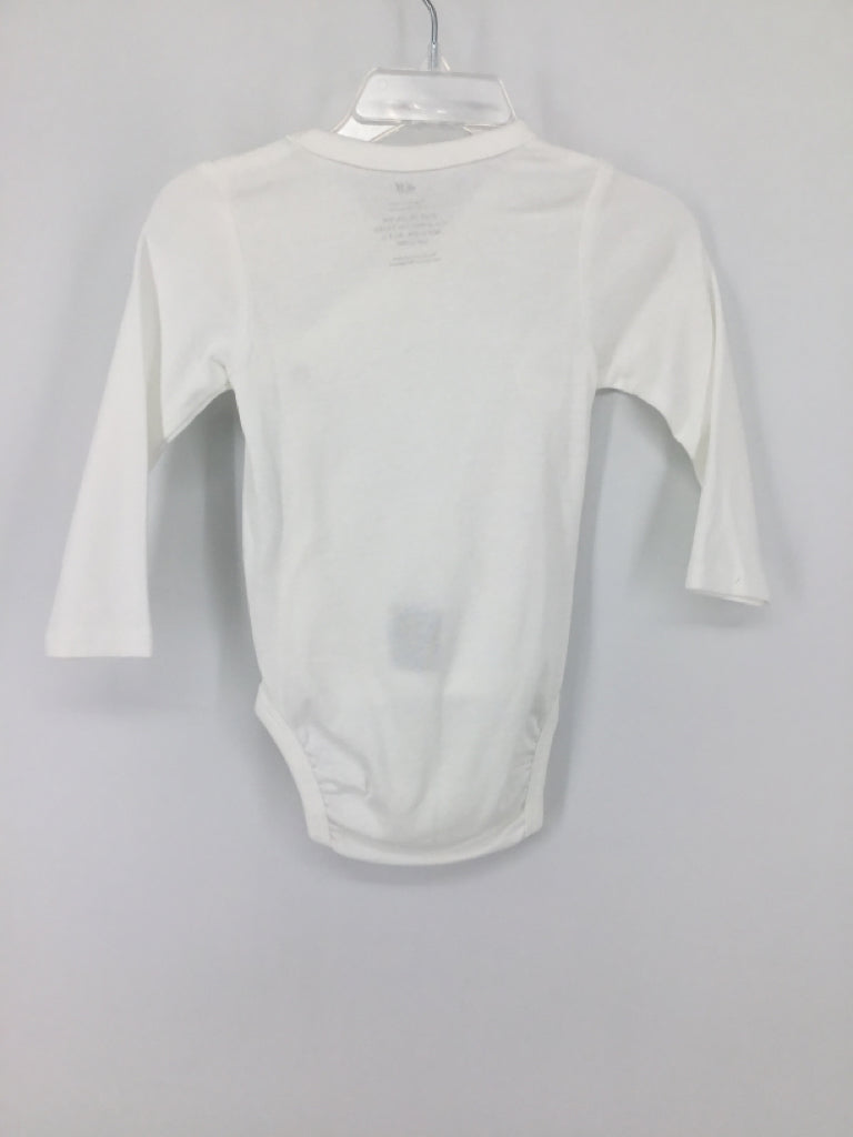 H & M Child Size 9 Months White Onesie