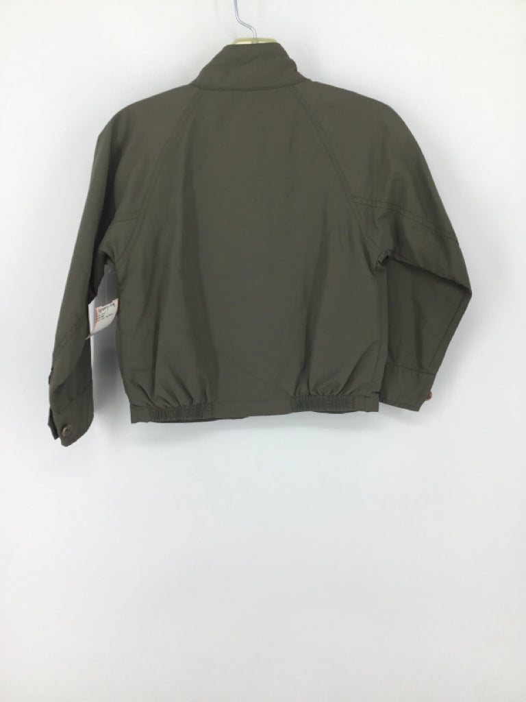 Lands' End Child Size 4 Green Solid Jacket - boys