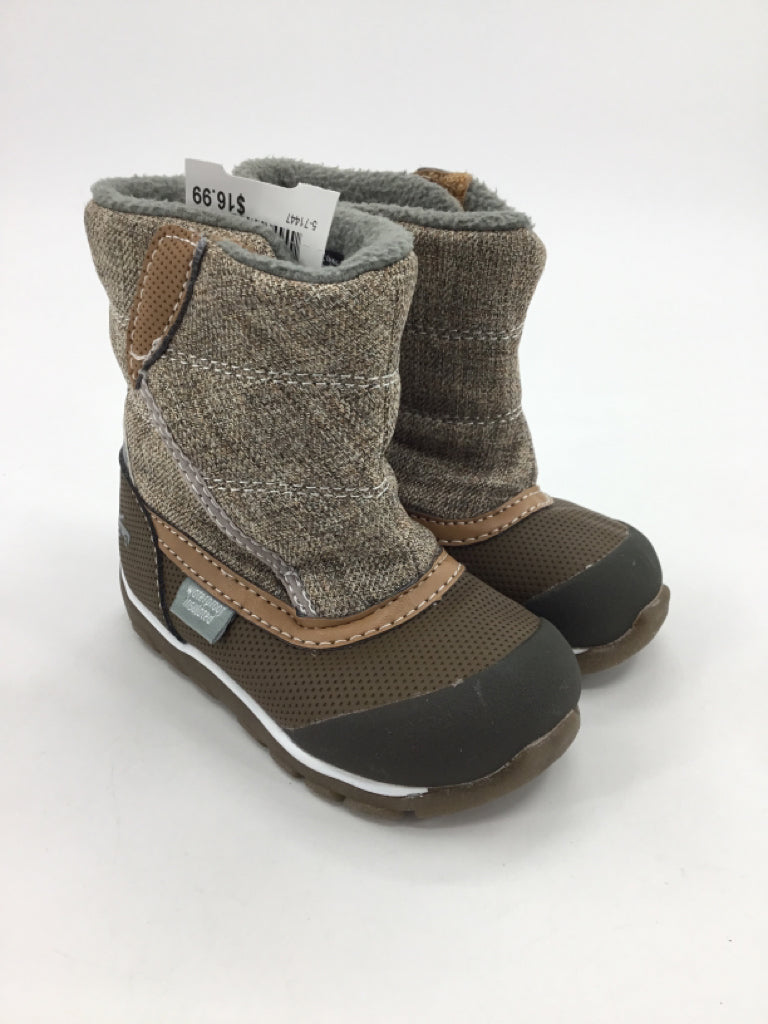 See Kai Run Child Size 6 Toddler Brown Rain/Snow Boots