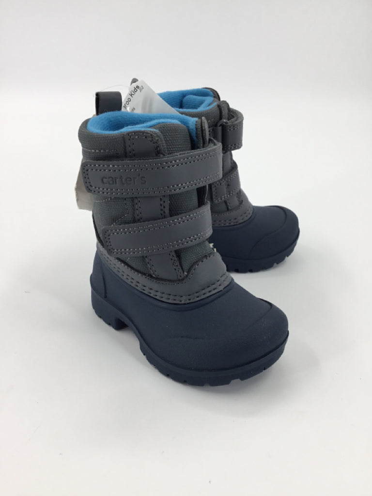 Carter's Child Size 4 Toddler Gray Rain/Snow Boots