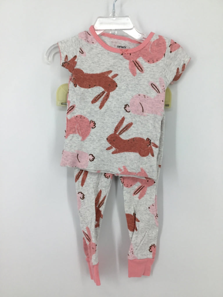 Carter's Child Size 12 Months Gray Easter Pajamas