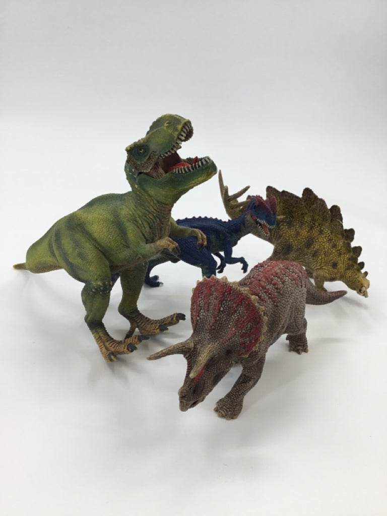 Schleich Dinosaur Figures - 4 pcs