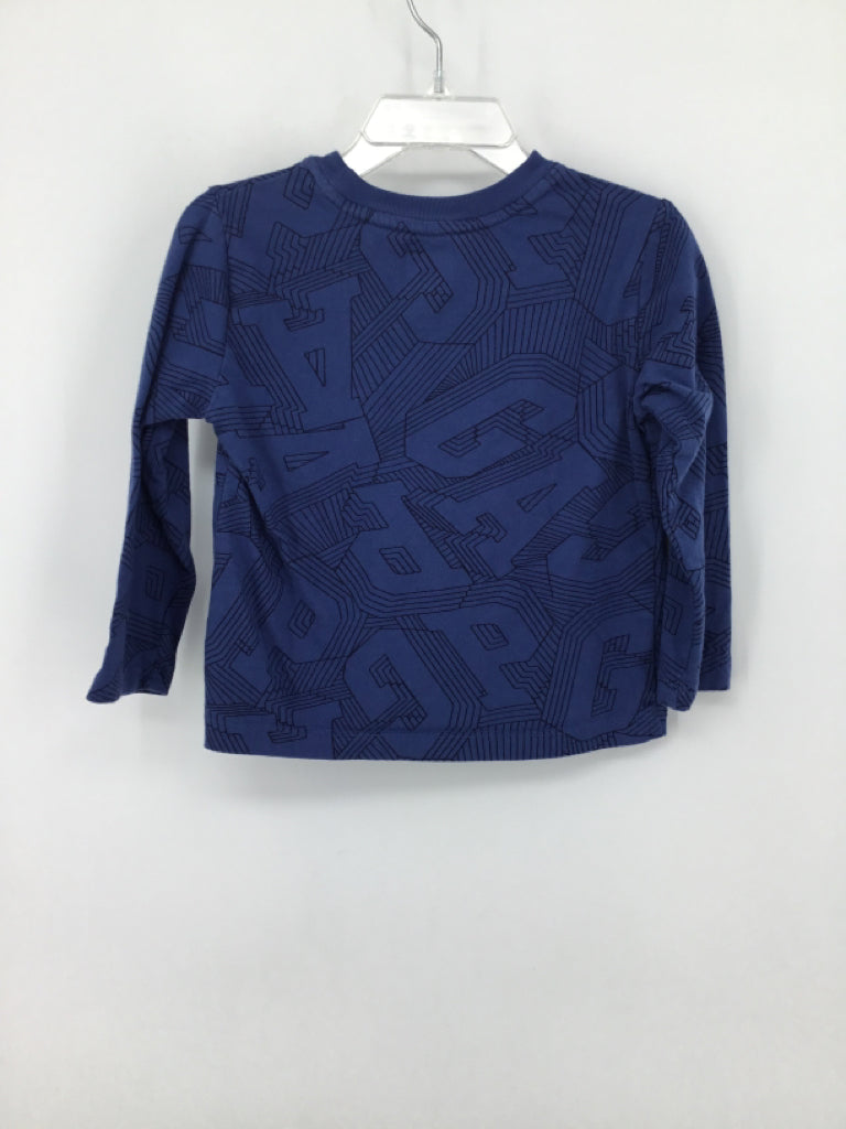 Baby Gap Child Size 2 Blue Print T-shirt - boys