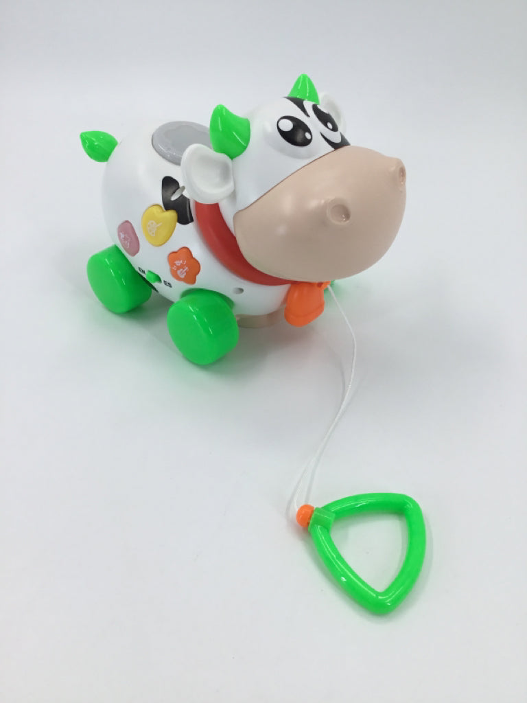 Bilingual Musical Cow Crawling and Pull Toy