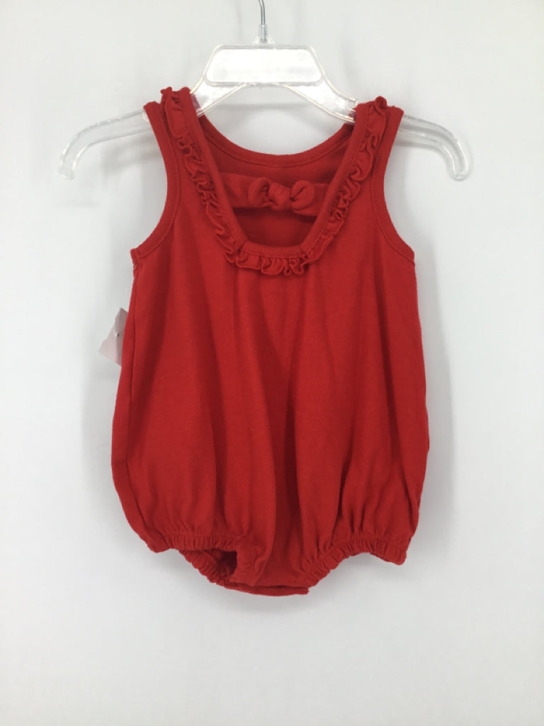 Cat & Jack Child Size 3-6 Months Red Stars & Stripes Outfit