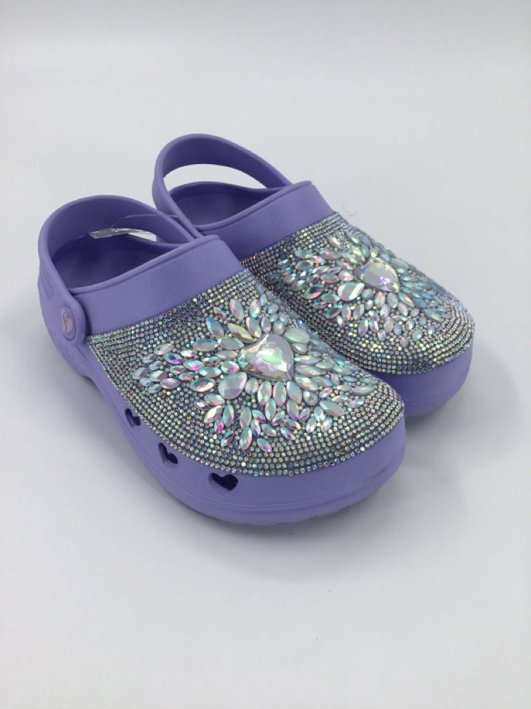 Skechers Child Size 2 Youth Purple Sandals/Flip Flops