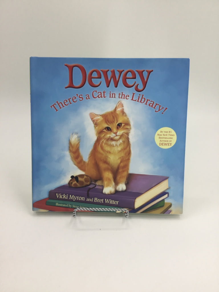 Dewey There's a Cat in the Library Hardcover Book