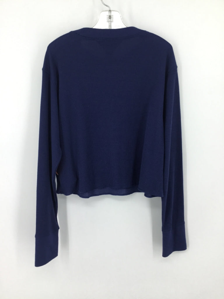 Athleta Girl Child Size 7 Navy Shirt - girls