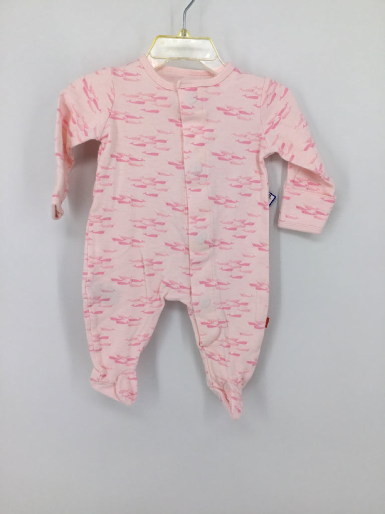 Magnetic Me Child Size 0-3 Months Pink Sleepers