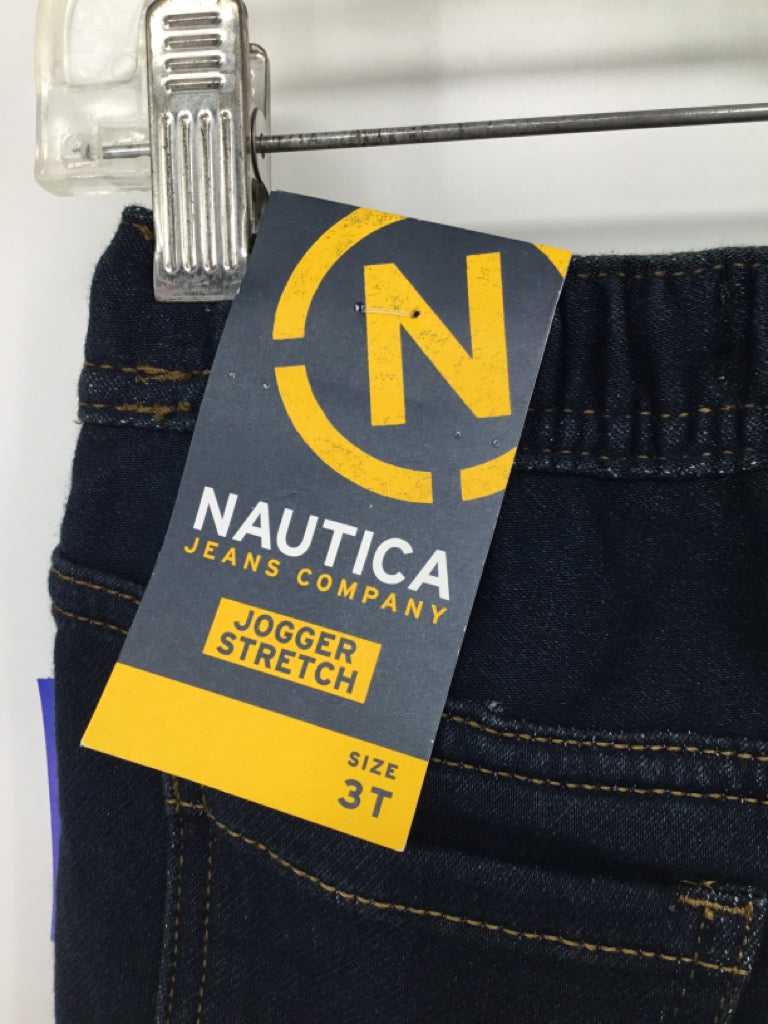 Nautica Child Size 3 Blue Solid Jeans - boys