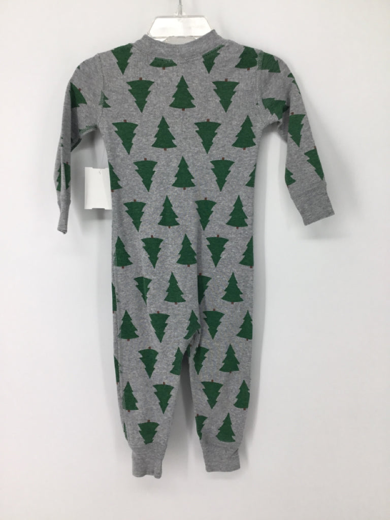 Hanna Andersson Child Size 12-18 Months Gray Christmas Pajamas