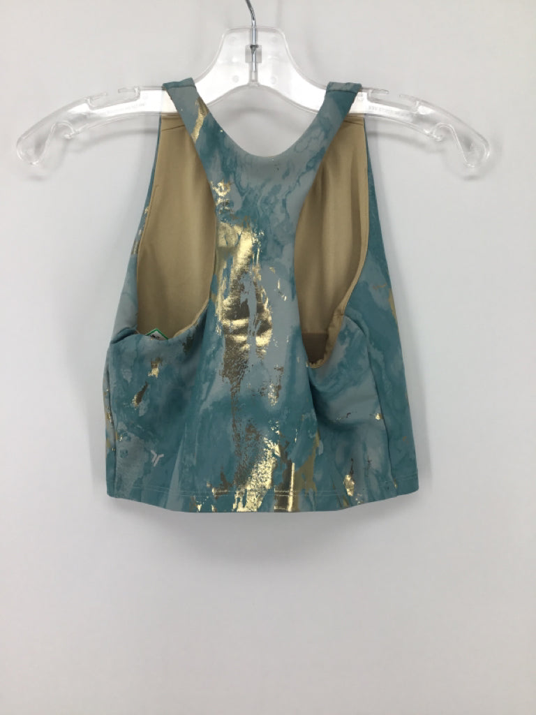 Old Navy Active Child Size 8 Blue Sports Bra - girls