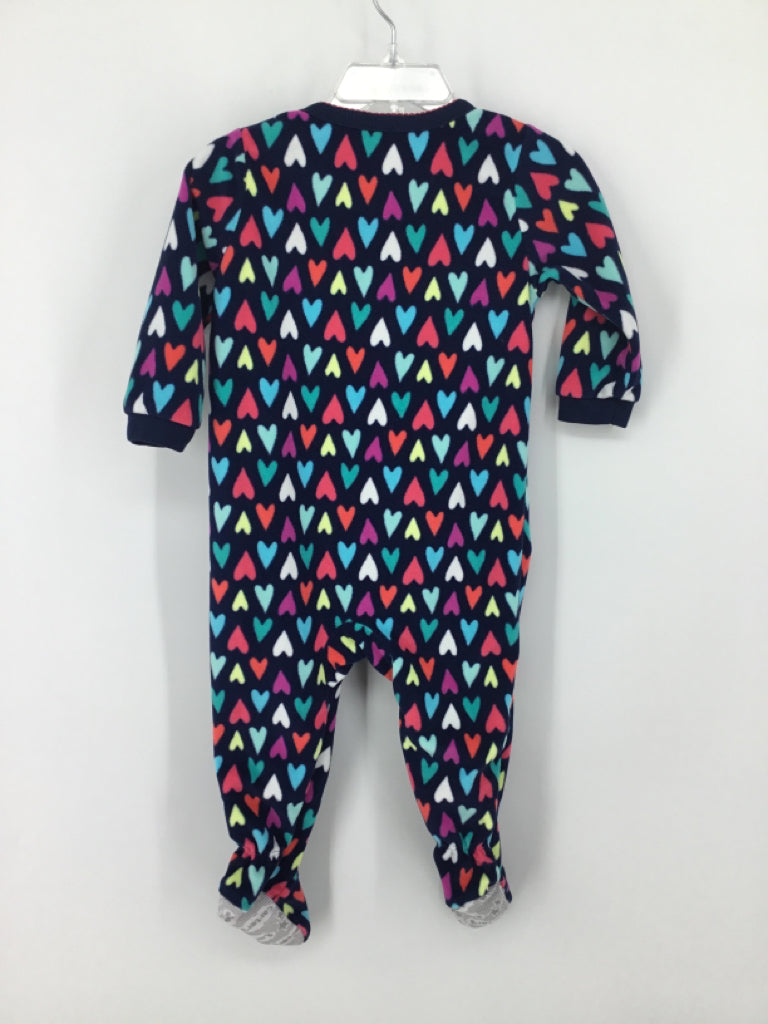 Carter's Child Size 12 Months Navy Sleepers