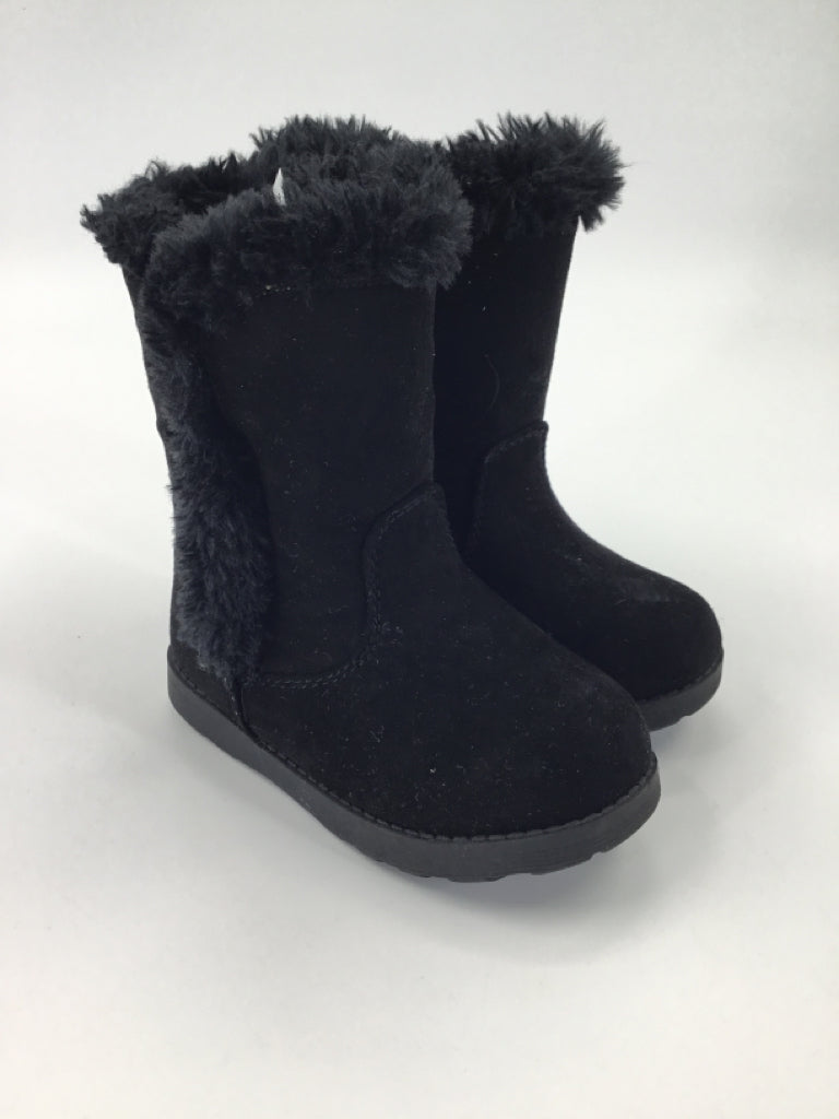 Cat & Jack Child Size 7 Toddler Black Boots