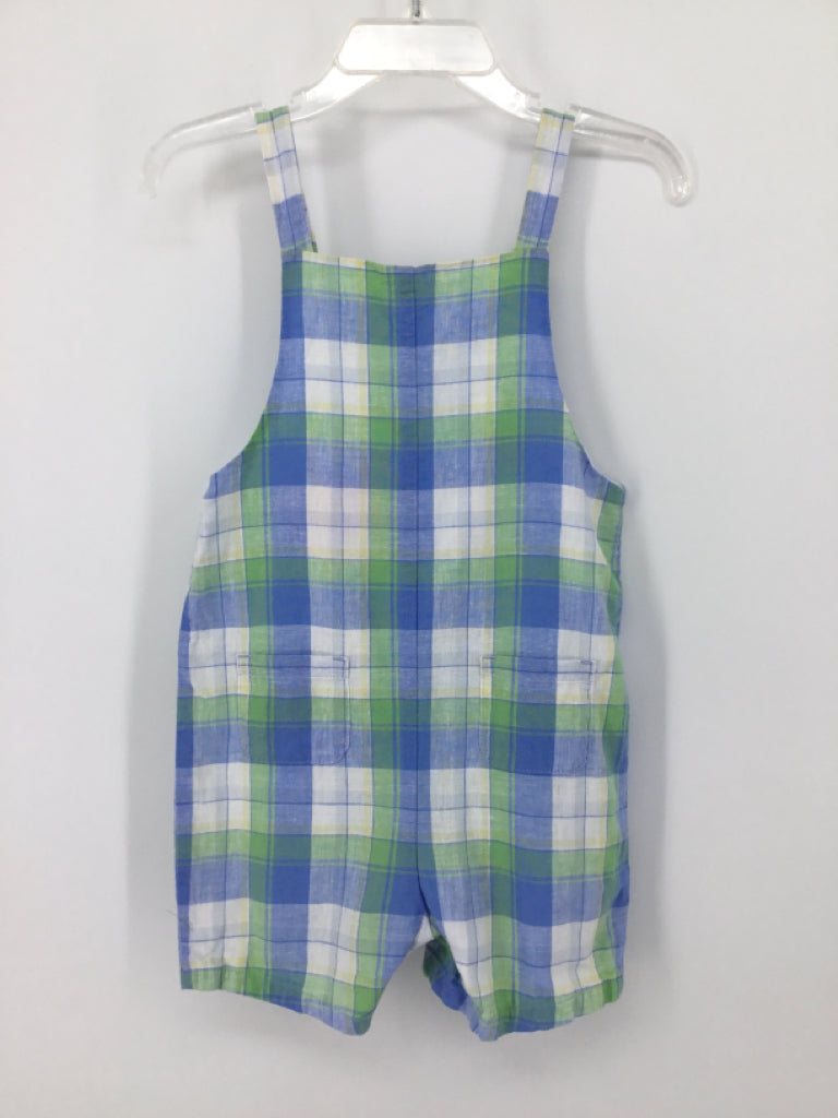 Janie and Jack Child Size 18-24 Months Blue Plaid Outfit - boys