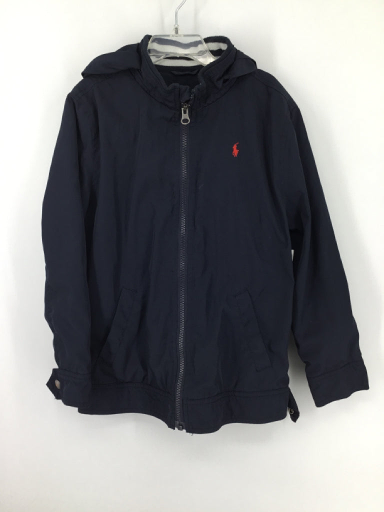 Ralph Lauren Child Size 7 Navy Solid Jacket - boys