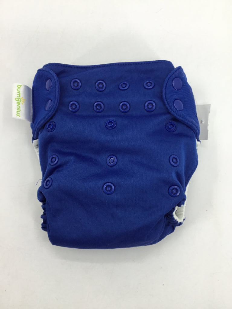 Bum Genius Child Size One Size Blue Solid Pocket Cloth Diaper