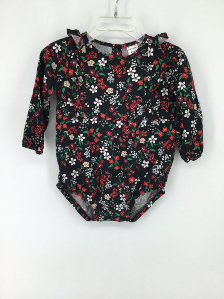 Carter's Child Size 12 Months Black Outfit - girls