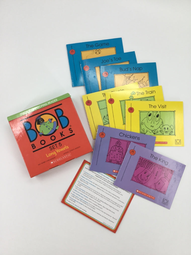 Scholastic Bob Books Set 5 Long Vowels Book Set