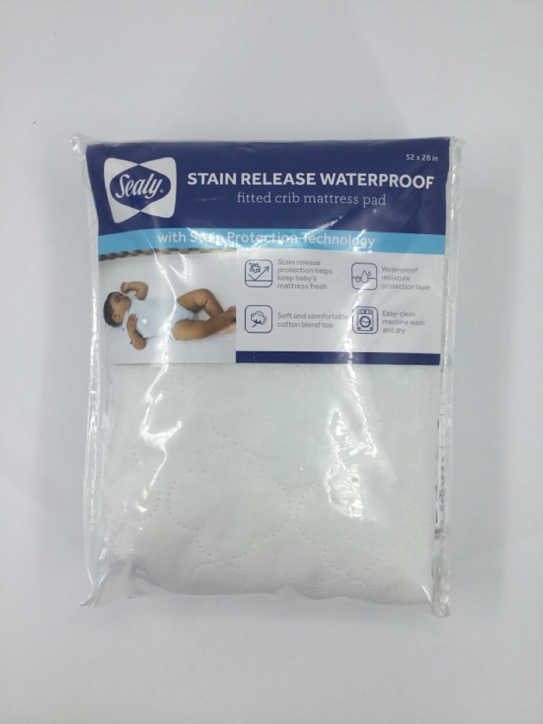 Sealy Waterproof Fitted Crib Mattress Protector