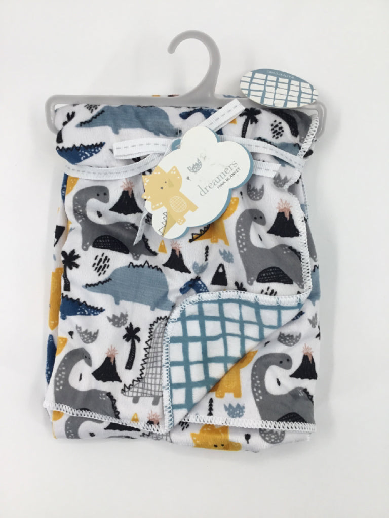 Dreamers Playful Dino Mink Blanket