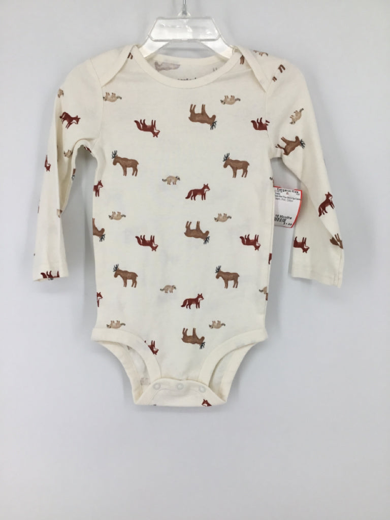Just One You Made by Carters Child Size 18 Months Cream Onesie