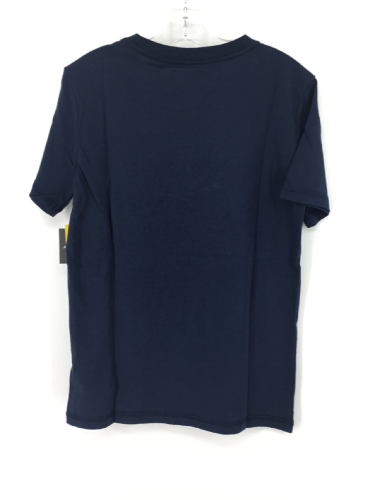 Eddie Bauer Child Size 10 Navy screen printed T-shirt - boys