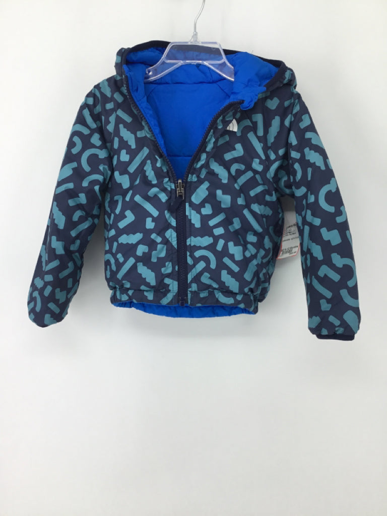 The North Face Child Size 6-12 Months Blue Print Outerwear - boys