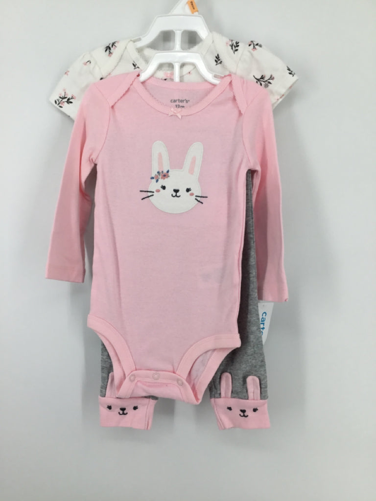 Carter's Child Size 12 Months Pink Easter Outfit