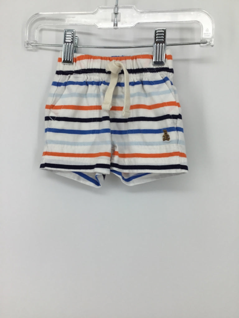 Baby Gap Child Size 0-3 Months Blue Stripe Shorts - boys
