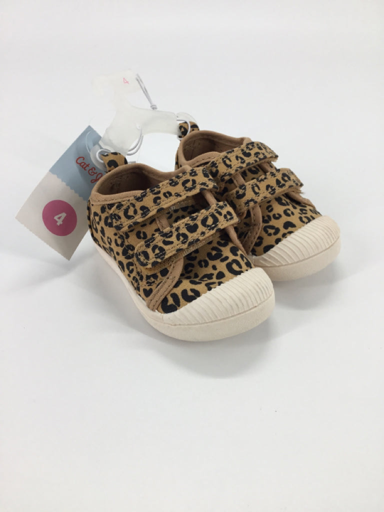 Cat & Jack Child Size 4 Toddler Tan Sneakers