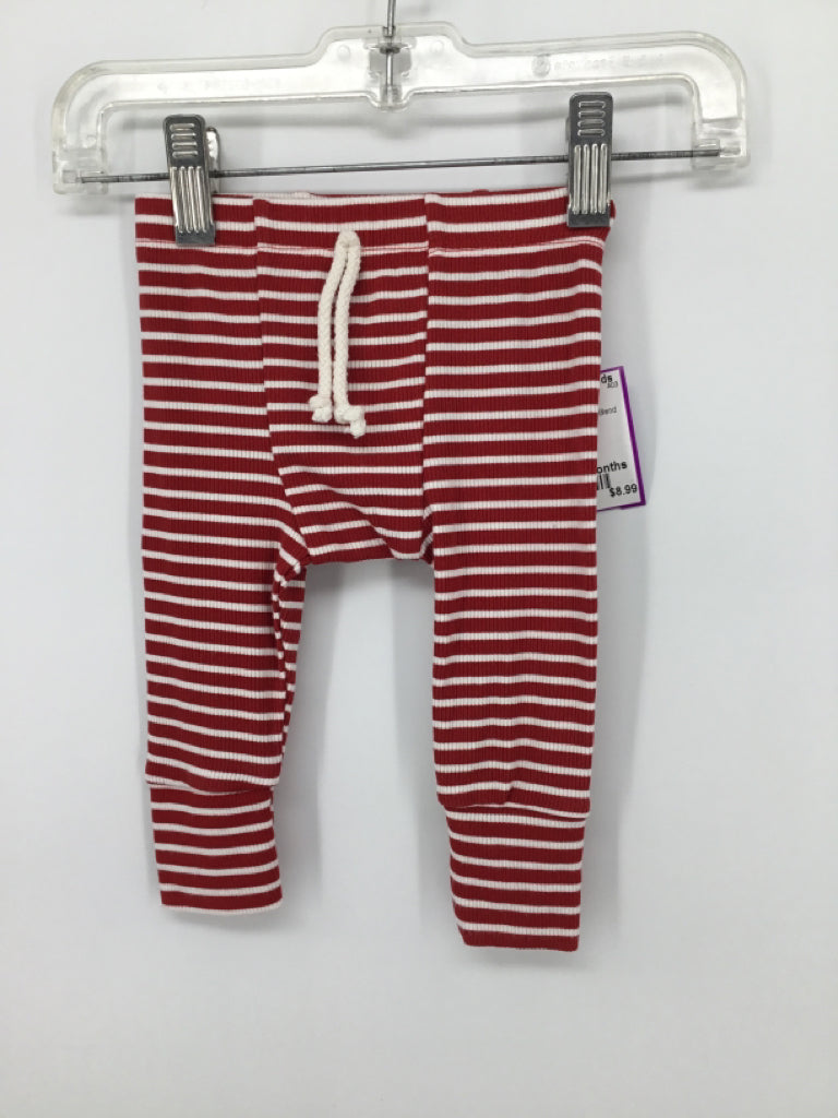 Childhoods Child Size 3-6 Months Red Stripe Pants - boys