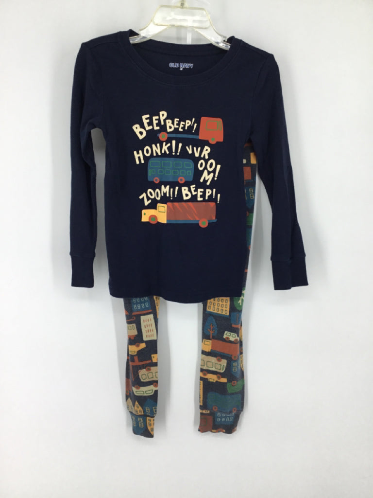 Old Navy Child Size 4 Navy screen printed Pajamas - boys