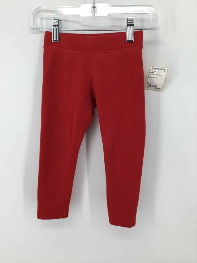 primary Child Size 2 Red Pants - girls