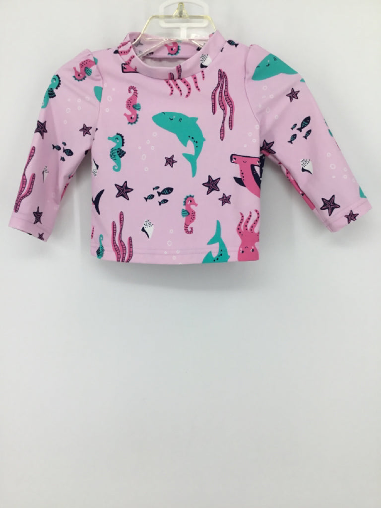 Simple Joys made by Carters Child Size 3-6 Months Pink Swimwear - girls