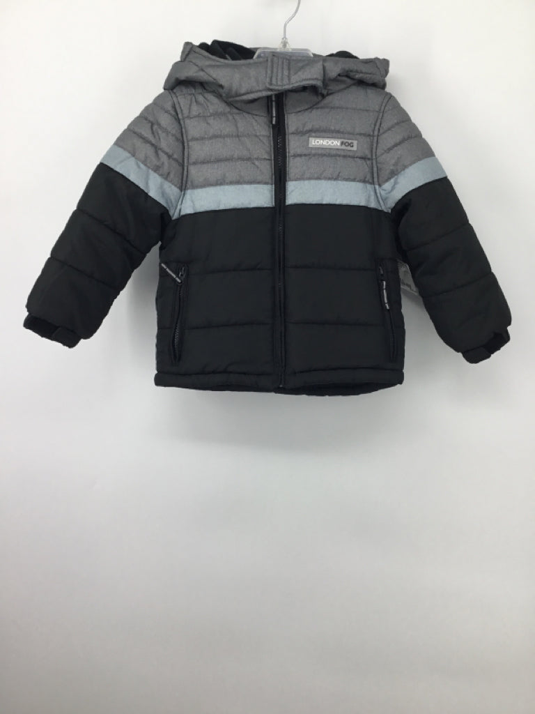 London Fog Child Size 4 Black Solid Outerwear - boys