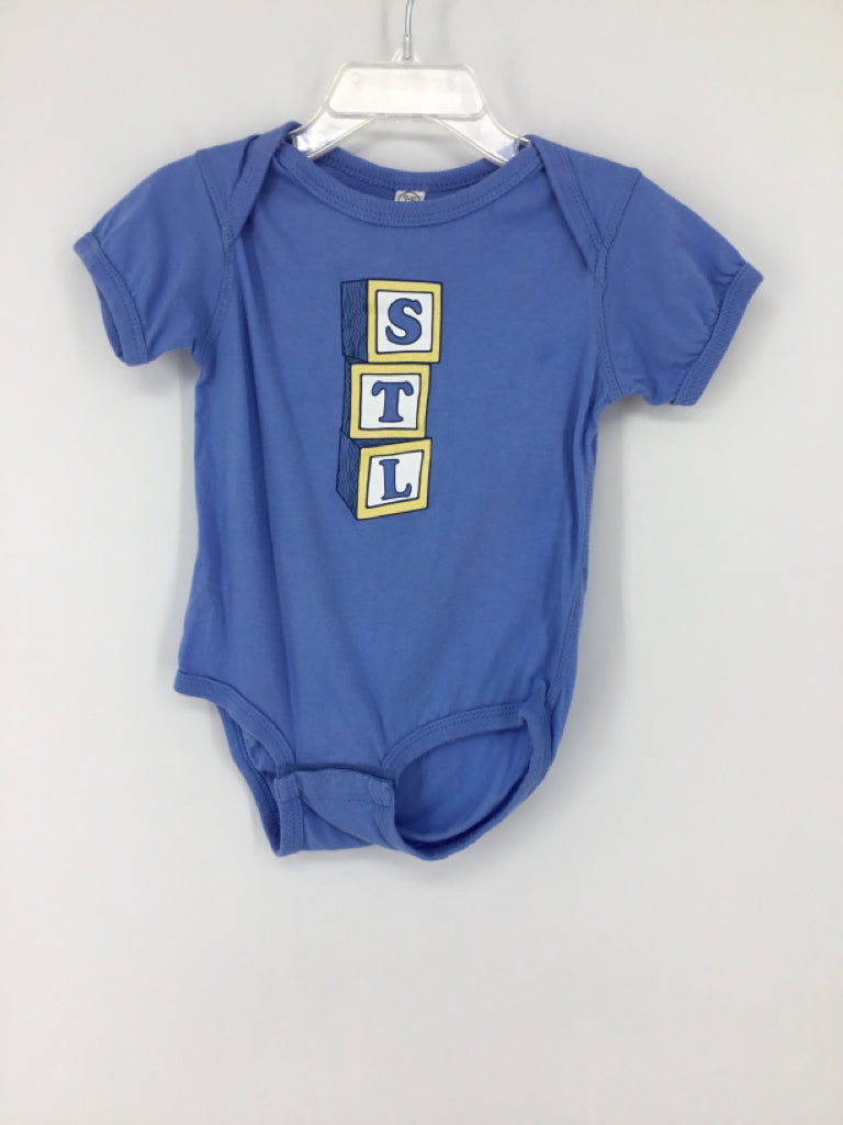 Rabbit Skins Child Size 18 Months Blue Onesie