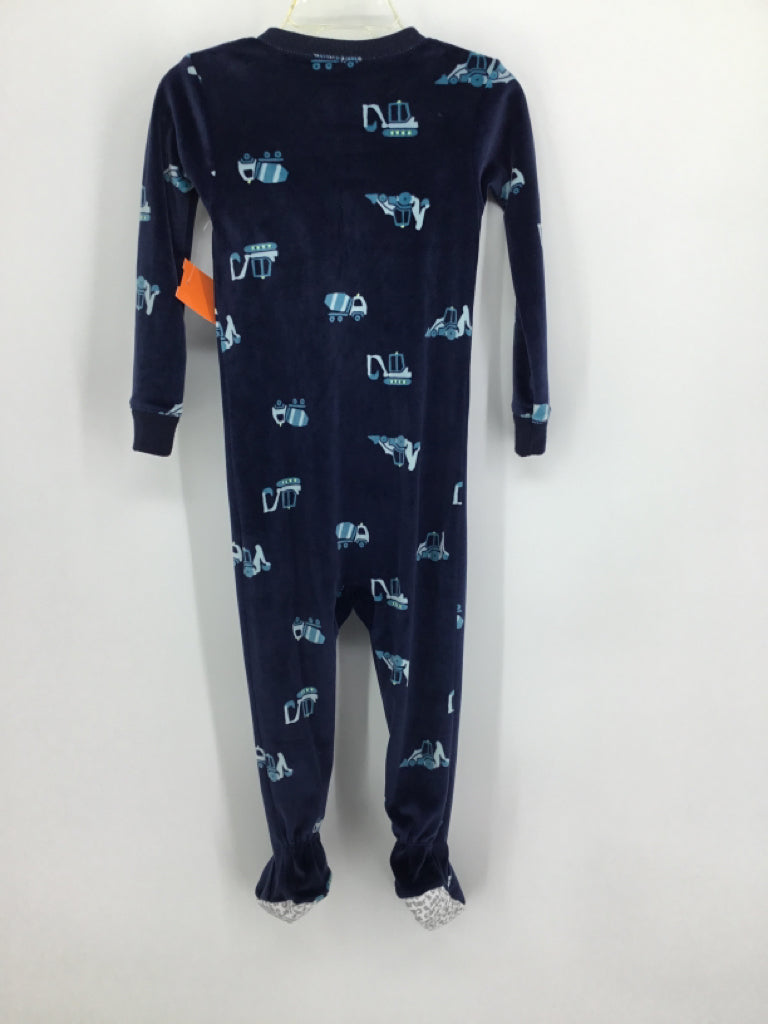 Just One You Made by Carters Child Size 2 Toddler Navy Sleepers