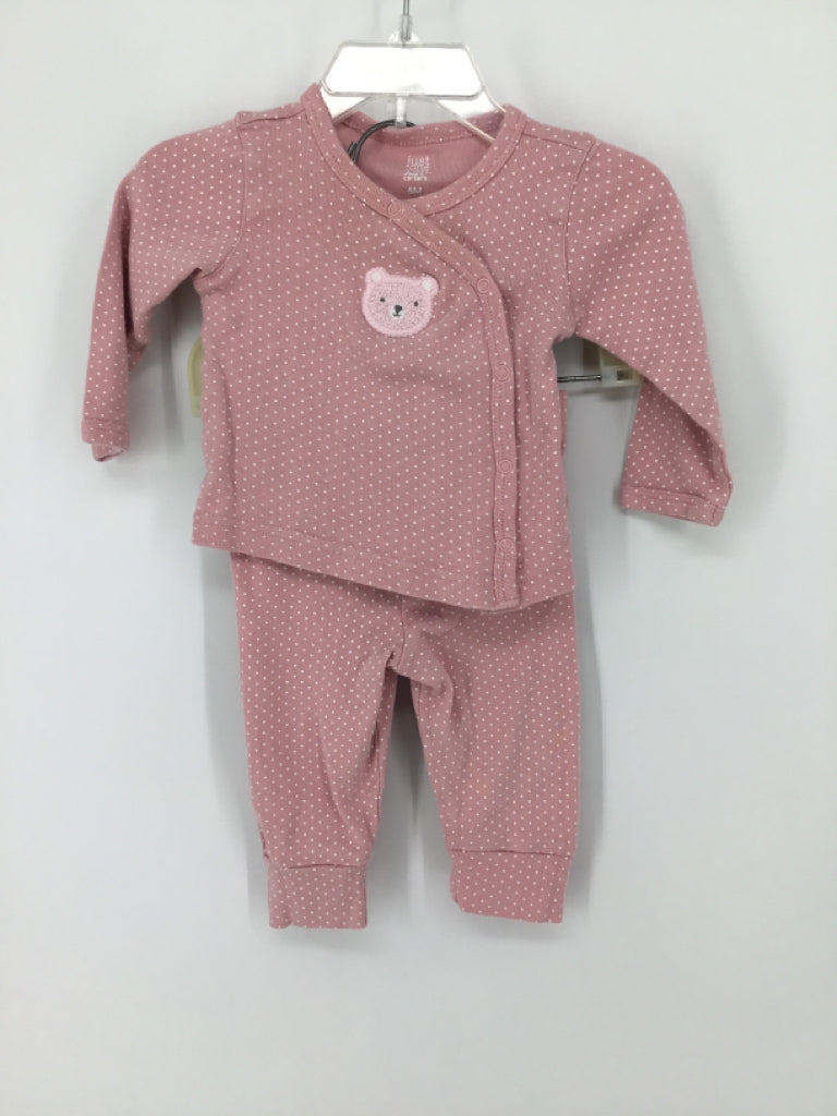 Just One You Made by Carters Child Size 6 Months Pink Outfit - girls