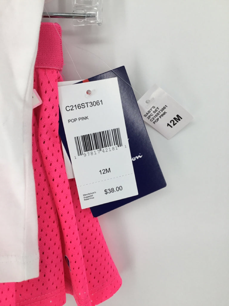 Champion Child Size 12 Months Pink Outfit - girls