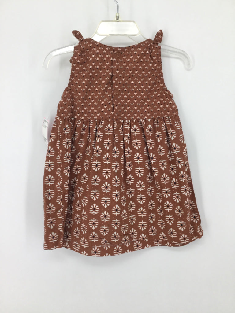 Just One You Made by Carters Child Size 12 Months Brown Dress - girls