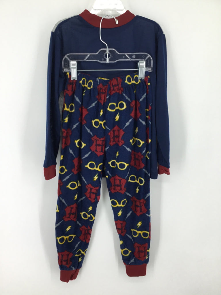 Harry Potter Child Size 5 Navy Character Pajamas - boys