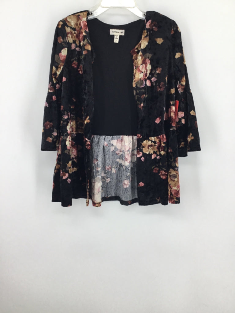 Monteau Child Size 7 Black Shirt - girls