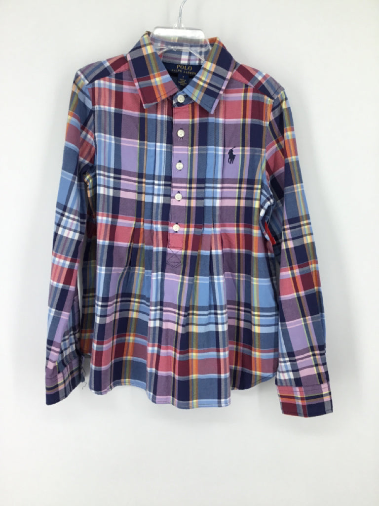 Ralph Lauren Child Size 7 Multi-Color Shirt - girls