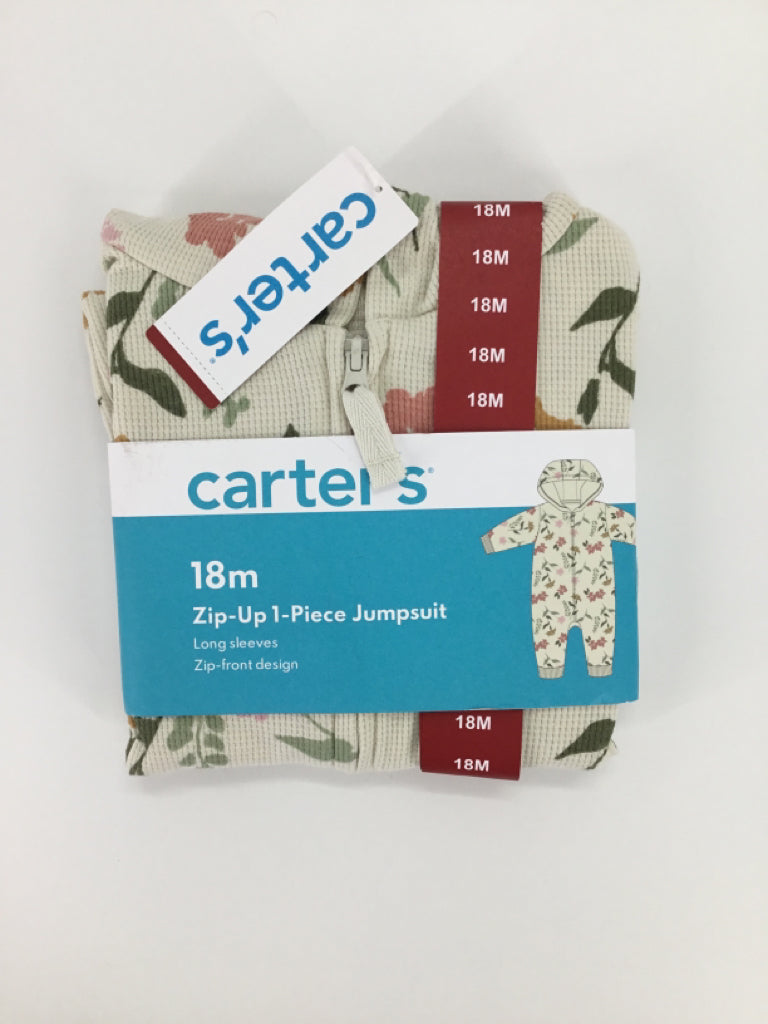 Carter's Child Size 18 Months Tan Sleepers