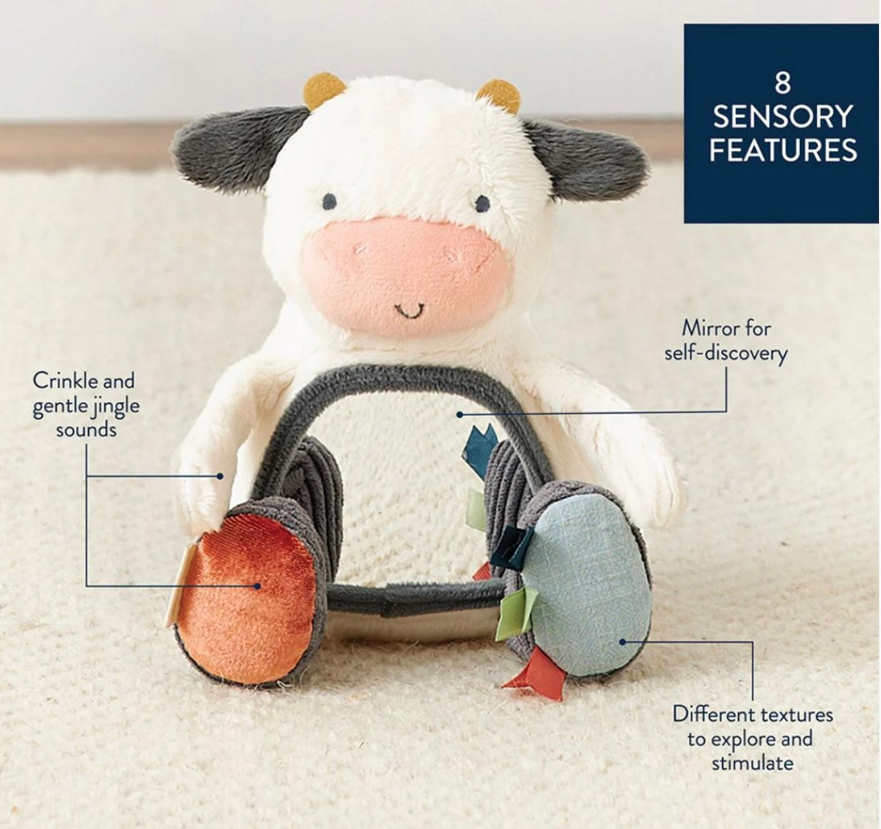 Itzy Ritzy - Itzy Bitzy Cow Mirror