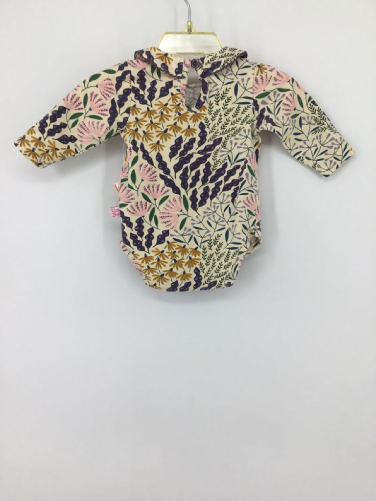 Ruffle Butts Child Size 3-6 Months Multi-Color Onesie