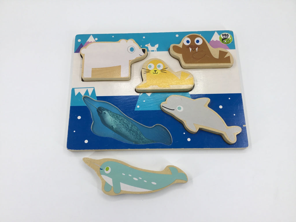 PBS Kids Wooden Puzzle - Artic Animals