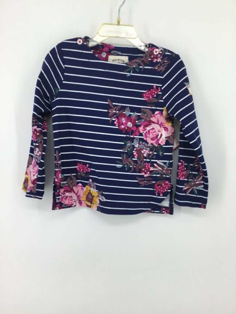 Joules Child Size 4 Navy Shirt - girls